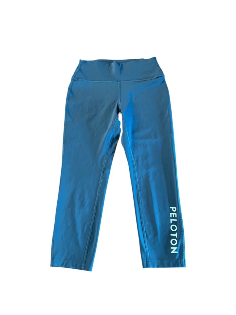 Peloton Women’s Teal Performance Cropped Leggings Size Small